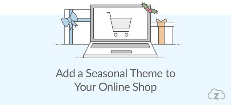 seasonal theme to your online shop