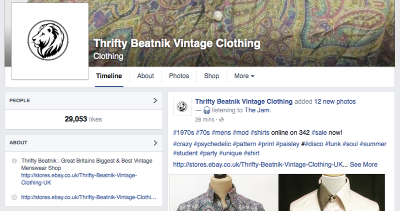 thrifty beatnik vintage clothing