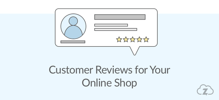 Customer reviews for online shop