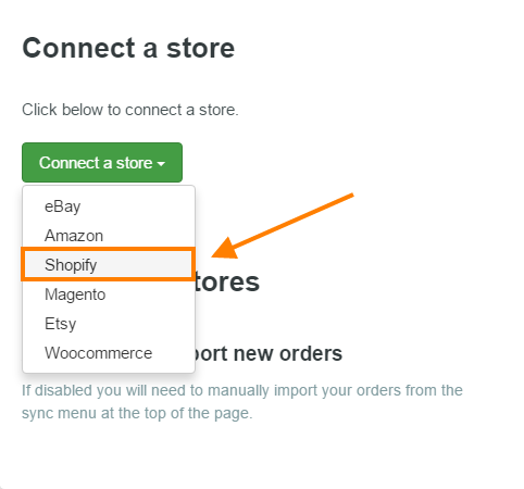 help connect shopify 2