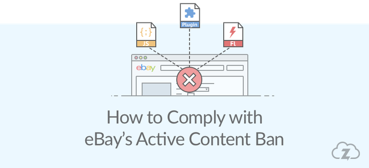 How to comply with eBay's active content ban