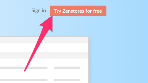 Sign up to Zenstores shipping software